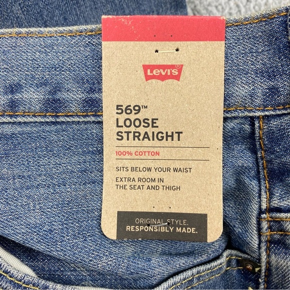 Levi's Men's 569 Loose Straight Fit Jeans NWT | Size: 42 x 30 - Picture 9 of 14